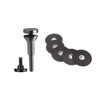 5Pcs 3 inch Cut Off Wheels with 1/4 in Mounting