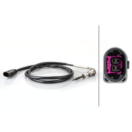 HELLA 6PU 012 806-731 Sensor, wheel speed - 2-pin connector - Rear Axle left and right - Cable: 990mm