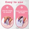 GOLD DEER 4 Pack Staple Remover Color Mini Staple Remover