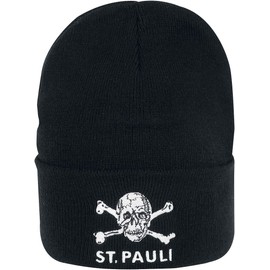 FC St. Pauli Skull Beanie Black