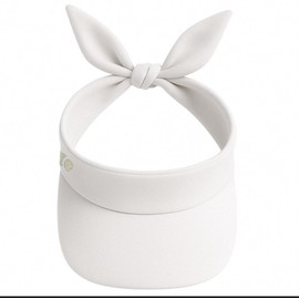 Women´s Visor - Adjustable and Lightweight, Ideal for Golf, Running, Tennis and Beach - UV Sun Protection, Summer Hat, White Visor, Blanca 1