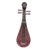 Incense Burner Holder Unique Chinese Lute Design Premium Copper Sturdy