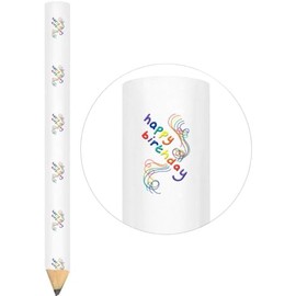 Azeeda 3 x 'Happy Birthday Rainbow ' Carpenter's Pencils (LP00034475)