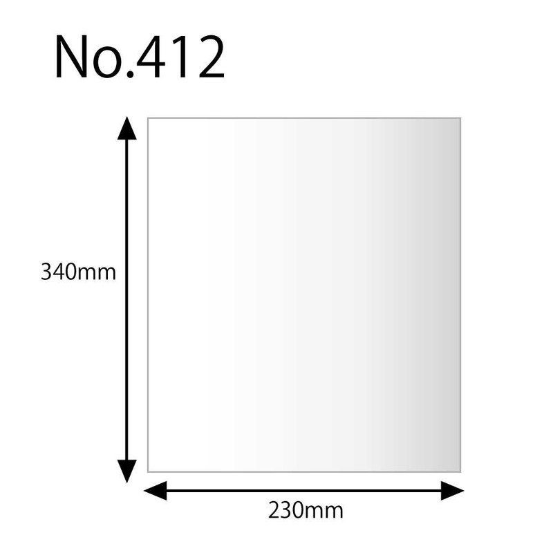 Shimojima Heiko Plastic Bags No. 412 0.001 inch (0.04 mm)