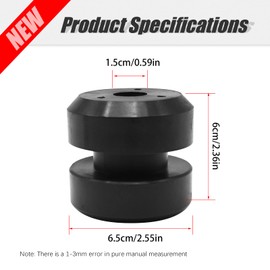 Hoypeyfiy 2Pcs Engine Motor Mount Bushing Replacement for Peterbilt 379 Replace CB2203-72, MR1001