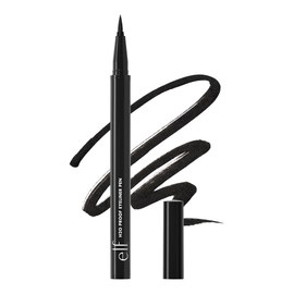 e.l.f. H2O Proof Eyeliner Pen, Felt Tip, Waterproof, Long-Lasting, High-Pigmented Liner For Bold Looks, Vegan & Cruelty-Free, Jet Black. 0.02 Fl Oz