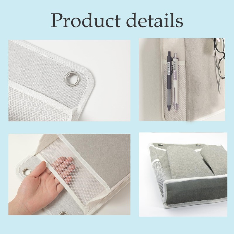 Hanging Basket for Organizing, Wall Organizer with Pockets and Over