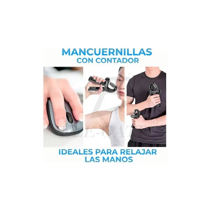 Pinza De Mano Para Ejercicio Muscular Entrenador Fitness Color Negro
