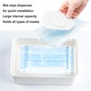 QBXMY7 2Pcs Diaper Wipes Dispenser, Refillable Wipe Container, Wipe Container