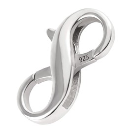 Sterling Silver Lobster Clasps,925 Silver Necklace Clasp,Small Slide Bracelet Clasp for Jewellery Making and DIY Jewelry