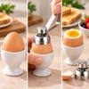 Stainless Steel Egg Topper for Soft-Boiled Eggs – Manual Eggshell