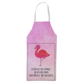 Mr. & Mrs. Panda Flamingo Classic Cooking Apron Gift Saying Happy Cooking Apron Women BBQ Apron for Men Girlfriend Self-Love Unique Ladies Cooking Apron Man Proud, Purple
