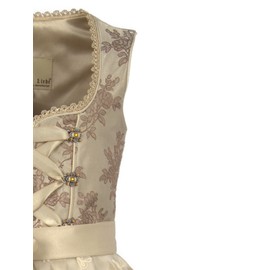Alte Liebe 2tlg. Damen Dirndl A338 /46 Creme