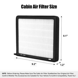 CF2223, filtro de aire de cabina con partículas de carbón activado para Infiniti, EX35, 2013 EX37, FX35, FX37, FX50, G25, G35, G37, M35, M45, Q40, Q50, Q60, QX56, QX70 QXXX800 Volkswagen, Routan.Nissan, Armada, GT-R, Titán.