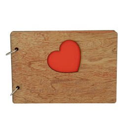 Wood Anniversary Scrapbook Gift Idea Engraved With 'Fifth Anniversary, Best Five Years Of Our Life.