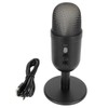 PC Mic, Rotatable Noise Canceling USB Condenser Microphone Headphone Output