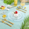 WDF 60pcs Plastic Red Plates Disposable - 7.5inch Heavy Duty