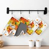 Boulda Thanksgiving Oven Mitts and Pot Holders Heat Resistant Autumn