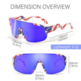 CMBJJU 2PACK Kids Sunglasses,Baseball Sunglasses for Boys Girls Age 8-14,UV400 Sports Sunglasses for Cycling,Running,Skating (Blue+Black)