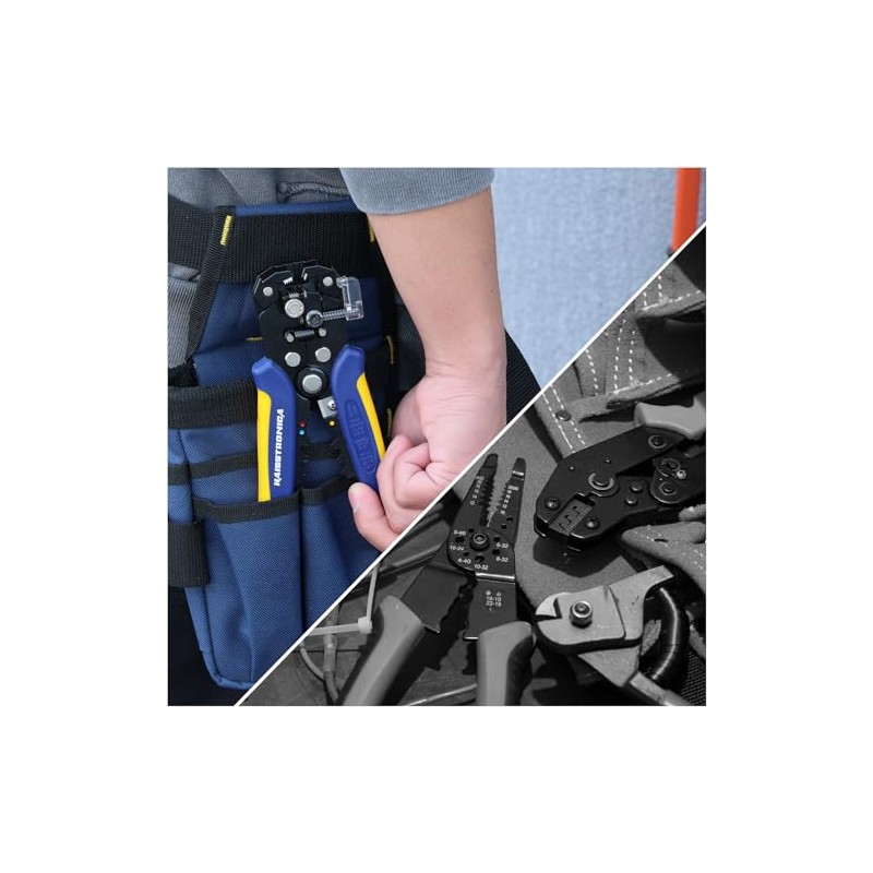 haisstronica Self-Adjusting Wire Stripper, 3 in 1 Stripper/Cutter/Crimping Heavy Duty
