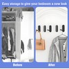 VEGCOO 2 Pack Hooks for Hanging, Zinc Alloy Foldable Wall