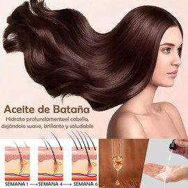 4 piezas Aceite de Batana de 30ml, Veganic Aceite para el Cabello, Aceite Romero, Batana Oil for Hair Growth, Nutre el Cuero Cabelludo, Reduce las Puntas Abiertas y Mejora Textura del Cabello
