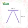 sourcing map 100 Pcs 5x7 Twist Tie Bows Satin Ribbon