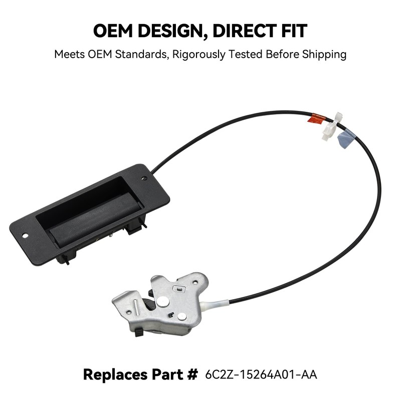 SYERAL Lower Door Latch Assembly w/Door Handle Compatible with E150