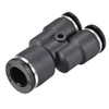 sourcing map Plastic Connect Y Splitter Push to Tube Fittings