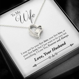 Faith Davis Forever Love Necklace - Gift for Wife from Husband - Anniversary, Birthday, Holiday, or Just Because