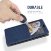 Invisible Magnetic View Window PU Leather Flip Case Compatible with