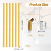 PATIKIL Threaded Extension Rod,6 Set 12" M10 x 1mm Fine