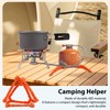 2Pcs Gas Canister Stand Tripod, Foldable Camping Stove Stand, Gas