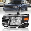 TUSDAR OE Style Headlight Assembly Replacement for 2013-2019 Ford Flex