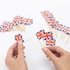 Pack of 50 Union Jack Cocktail Sticks Toothpicks Food Flags