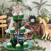 GRULLIN 1PCS Mouse Jungle Safari Party Cupcake Stand for Zoo