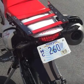 Xitomer Fender Eliminator/tail tidy, For HONDA CRF250L/ M 2012 2013 2014 2015 2016 2017 2018 2019 2020, with LED Tail light/License Plate Light, Compatible with Aftermarket Blinkers (Smoke)