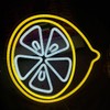 Lemon Slice neon Sign, Lemon Kitchen Light Decor, Fruit Custom