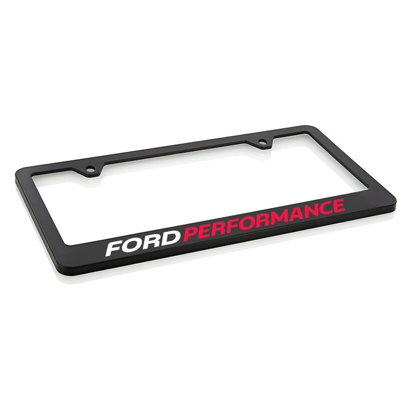Ford Performance UV Black Plastic License Plate Frame