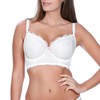 Freya Fancies Longline Plunge Bra White White 36B