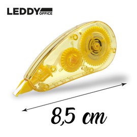 Bianchetto FLUO 6M Ink Ribbon - Rewritable Correction Tape for Stationery School Office - Stationery - Correction Tape with Hood (Neon Yellow)