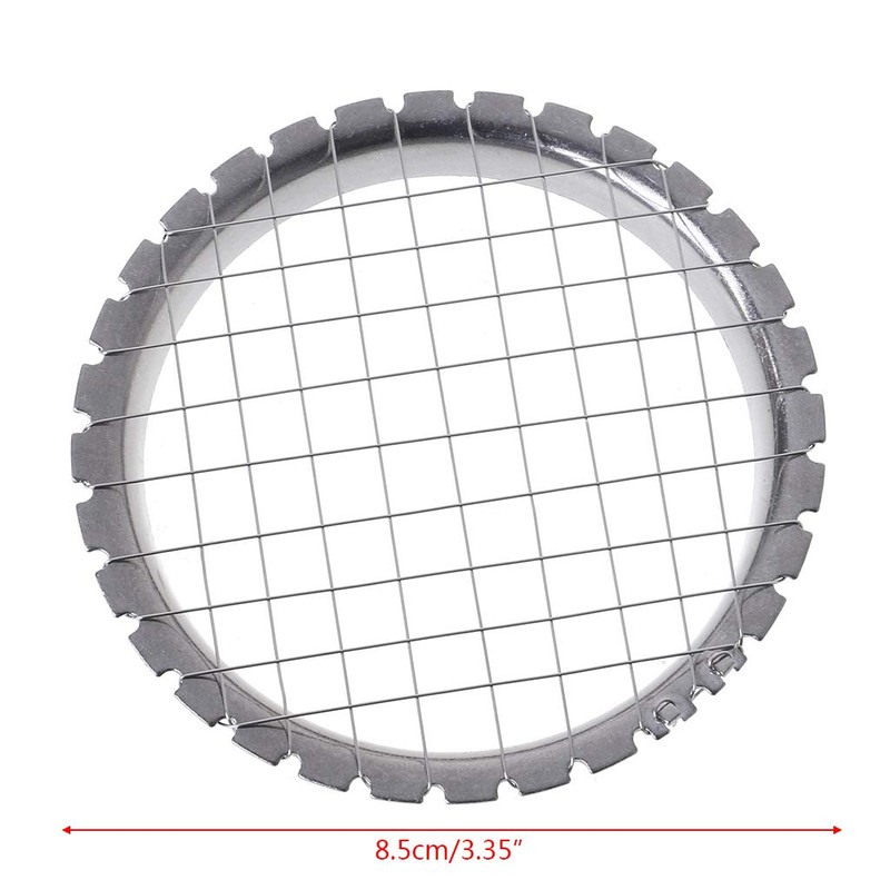 Stainless Steel Mesh Round Manual Potato Masher Slicer Tool Kitchen