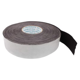 CRL Black 2" Wide Moleskin Channel Liner - Solid