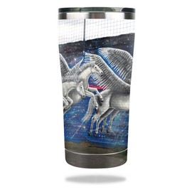 MightySkins Skin Compatible with Ozark Trail 20 oz Tumbler (2017) - Pegasus Herd | Protective, Durable, and Unique Vinyl Decal wrap Cover | Easy to Apply, Remove, and Change Styles | Made in The USA