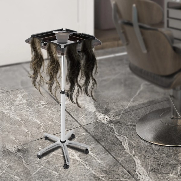 Unbranded Rolling Salon Tray Cart, Hair Extension Tool / Height