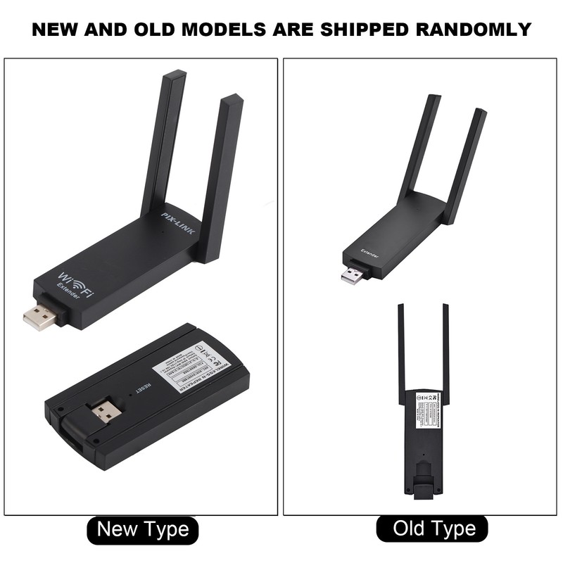 Portable 300M Dual Antenna USB WiFi Signal Range Extender Wireless