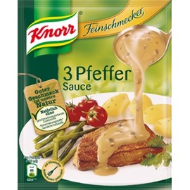 Knorr Feinschmecker 3 Pfeffer (pepper) Sauce (3 Pc.)