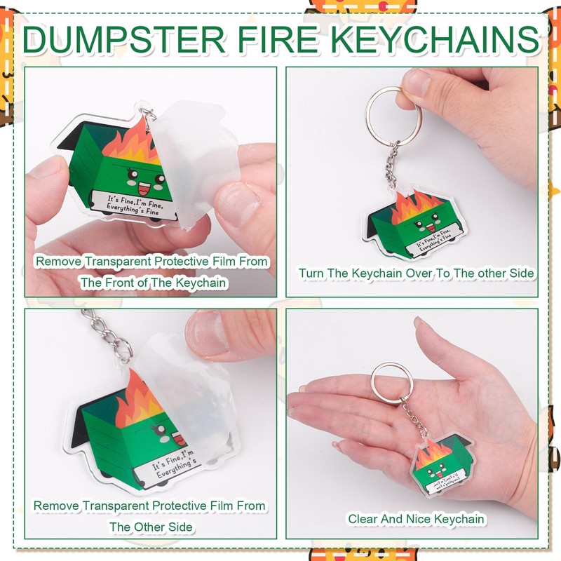 12 Set Employee Appreciation Gifts Bulk Emotional Support Dumpster Fire