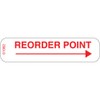 PHARMEX PHARMEX 1-414 Permanent Paper Label, "Reorder Point", 1 9/16" x 3/8", White (500 per Roll, 2 Rolls per Box)