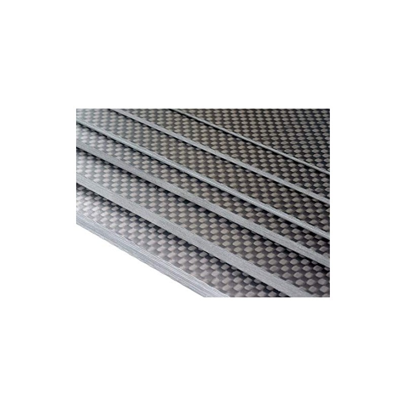 1.5x300x400mm Plain Matte Carbon Fiber Sheet Plate Panel R/C Aircraft